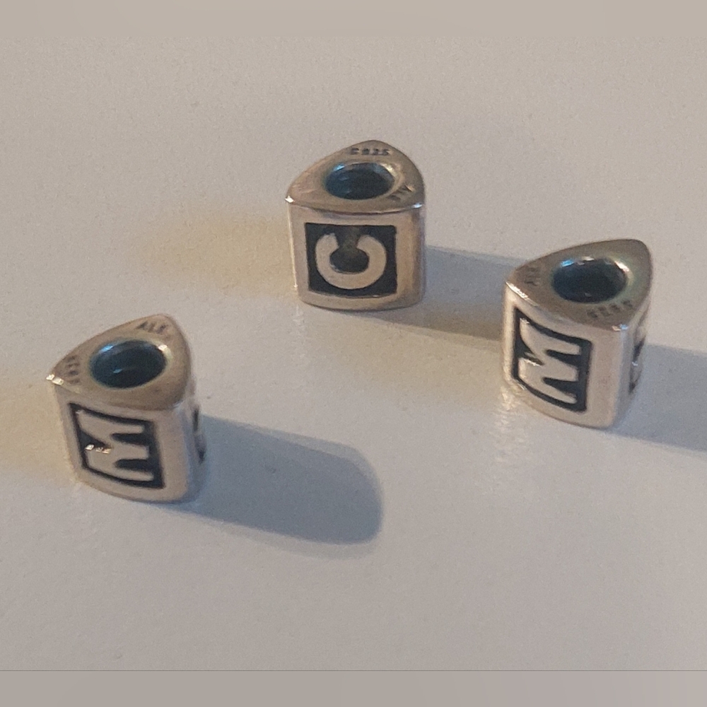 Pandora Silver Alphabet Charm Set